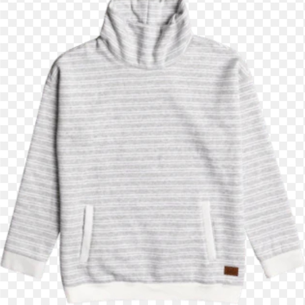 Roxy Light Gray Turtleneck Sweater